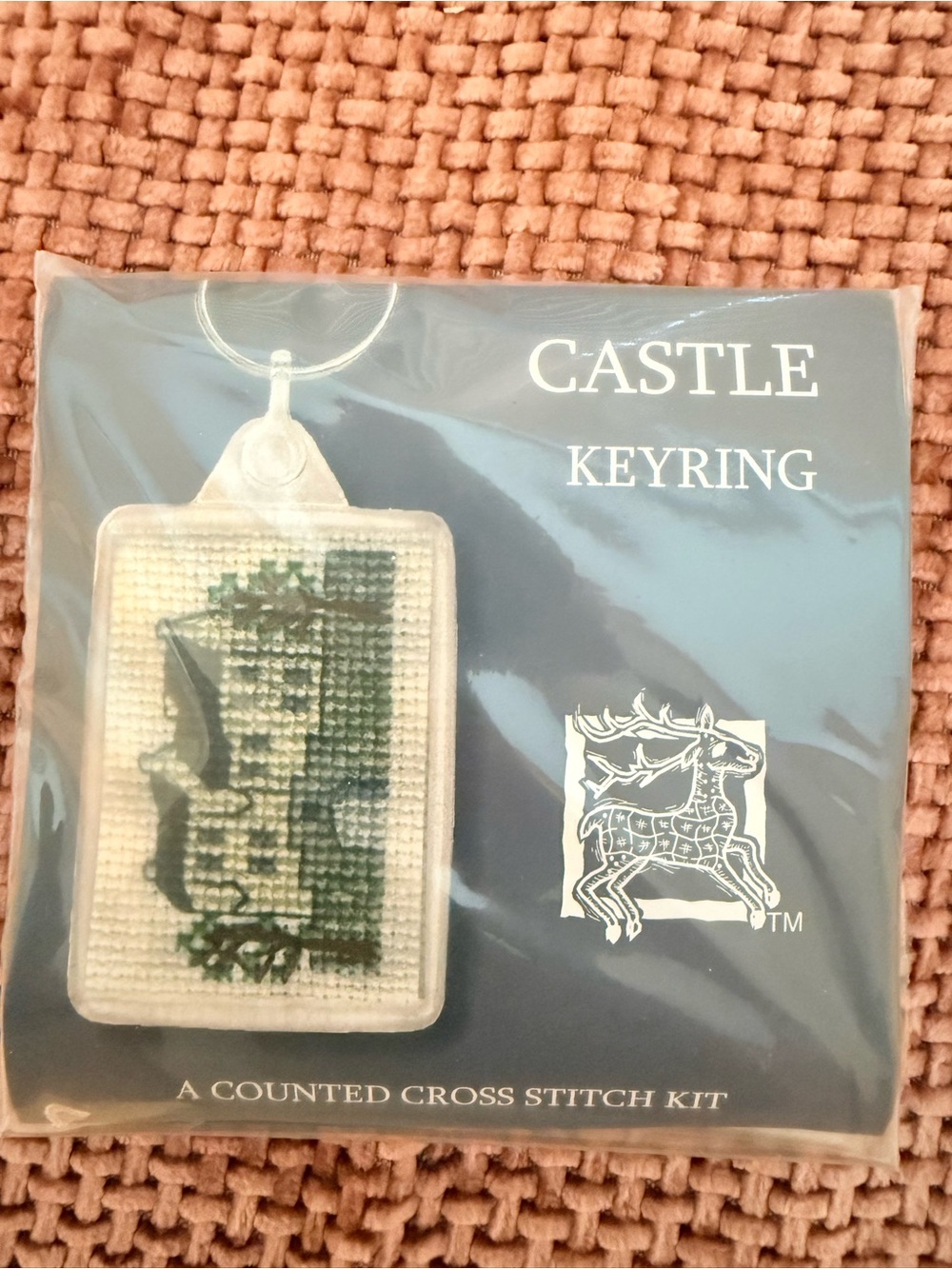 Castle Keyring Cross Stitch Kit - NWT